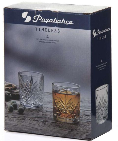 Набір 4 низьких склянки Pasabahce Timeless 205мл | Зображення 3