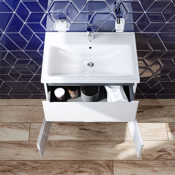 Тумба підвісна AM.PM X - Joy 65 см з умивальником M85-FHX0653-WC0653WG38 | Зображення 2