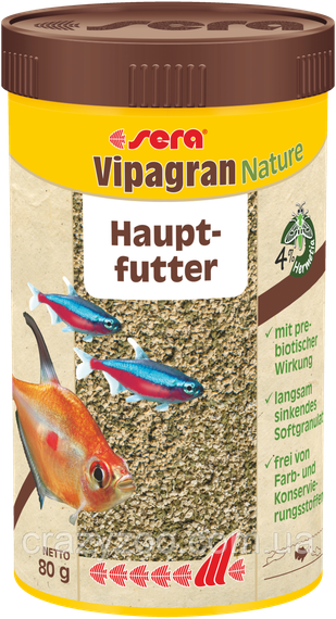 Корм для рыб Sera Vipagran Nature в гранулах 250 мл (80 г) 00202