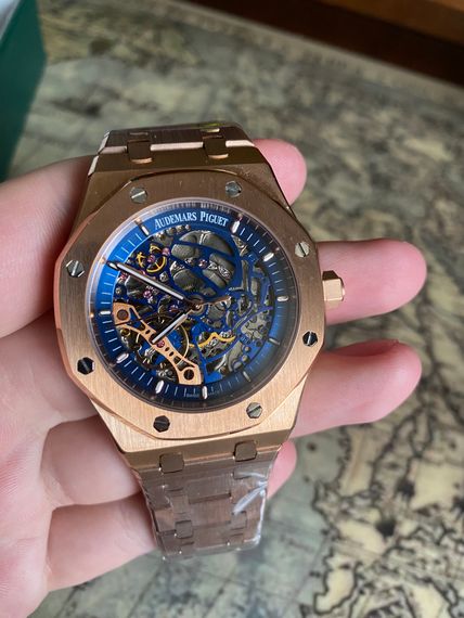 Наручний механічний годинник Audemars Piguet Royal Oak Skeleton (Різні кольори). Заводська якість. | Зображення 5