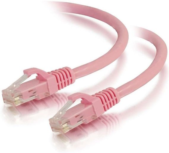 Патч-корд Cat5e C2G 1 м розовый (CG83617) | Зображення 1