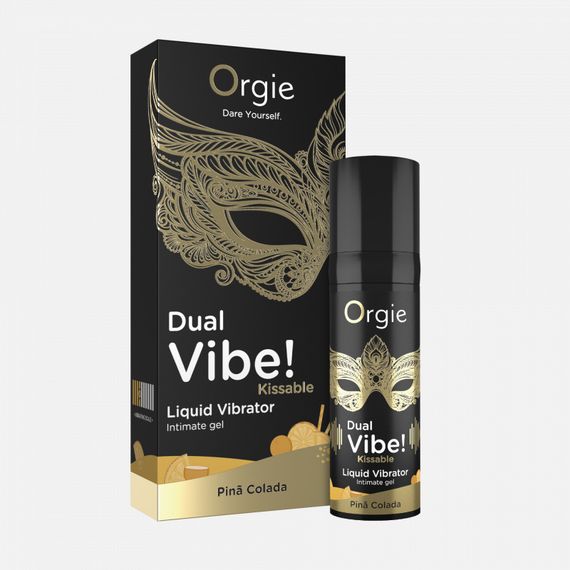 Рідкий вібратор коктейль Піна Колада DUAL VIBE!, 15 мл Orgie (Бразилія-Португалія) | Зображення 4
