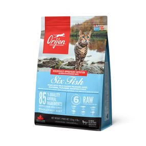 Корм Orijen Six Fish Cat & Kitten сухий з рибою для котів будь-якого віку 1.8 кг