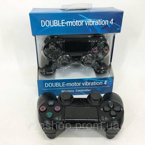 Джойстик DOUBLESHOCK для PS 4, бездротовий ігровий геймпад PS4/PC акумуляторний джойстик. Колір чорний KR-77
