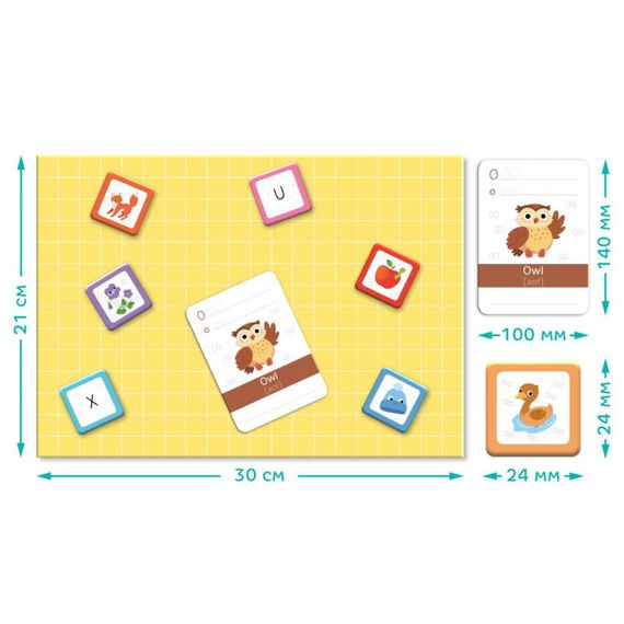 Розвиваюча магнітна гра "Англійська Азбука" DoDo 200214 | Зображення 3