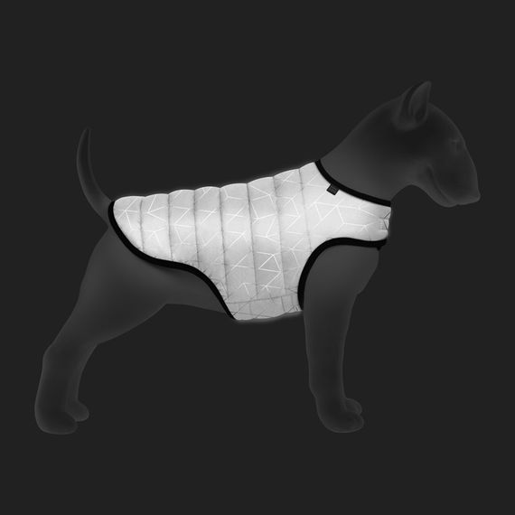 Курточка-накидка для собак WAUDOG Clothes світловідбивна, M, А 37 см, B 52-62 см, С 36-47 см | Зображення 4