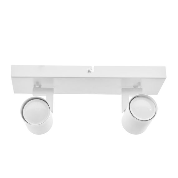 Светильник настенно-потолочный спот поворотный накладной HTL-197/2 GU10 WH