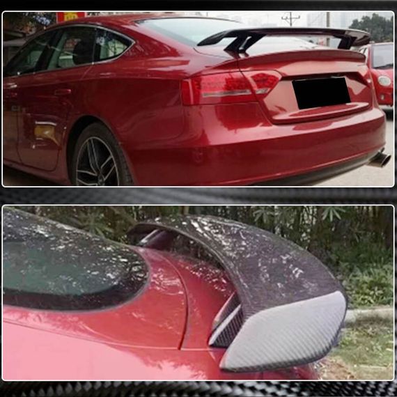 Спойлер V3 (Кабріолет, Карбон) для Ауди A5 2007-2015 рр | Зображення 2