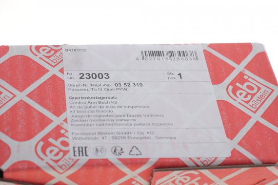 Сайлентблок важеля переднього знизу ззаду Opel Vectra С 02- 23003 | Зображення 3