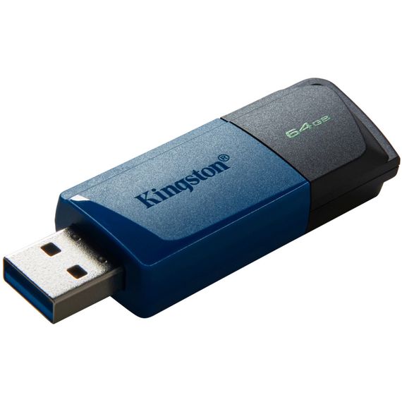 USB флеш накопичувач Kingston 2x64GB DataTraveler Exodia M Black/Blue USB 3.2 (DTXM/64GB-2P) | Зображення 4