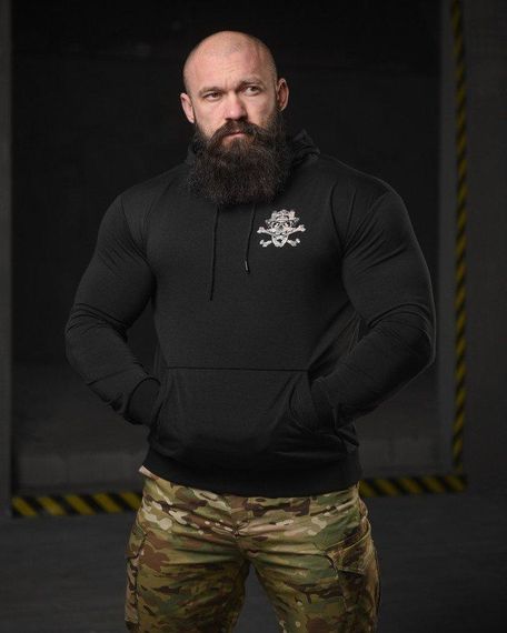 Худі maklin череп black НП4954 | Зображення 5