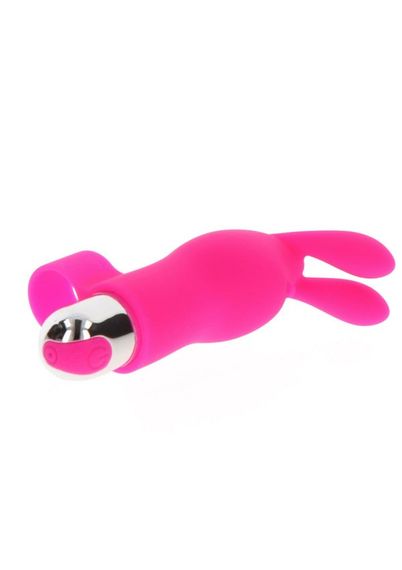 Вібратор на палець для клітора у вигляді кролика Toy Joy Bunny Pleaser Rechargeable рожевий Sex Aura | Зображення 2