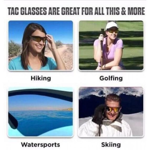 Tac Glasses — солнцезащитные очки в стиле милитари, для вождения антибликовые | Зображення 3