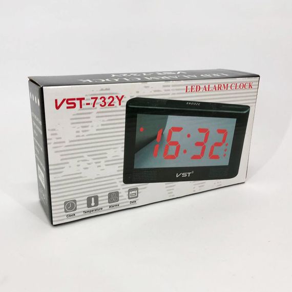 Часы электронные настольные VST-732Y с UX-643 зеленой подсветкой | Зображення 9