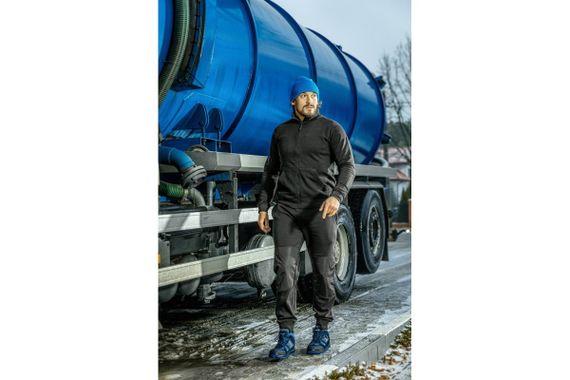 Куртка спортивна, робоча Hoegert BREND HT5K438-S 65% бавовна, 35% поліестер чорна, S (48) | Зображення 6