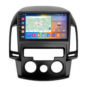 Штатна магнітола 9" Lesko для Hyundai i30 I 2007-2010 4/64Gb CarPlay 4G Wi-Fi GPS Prime охлаждение Хюндай