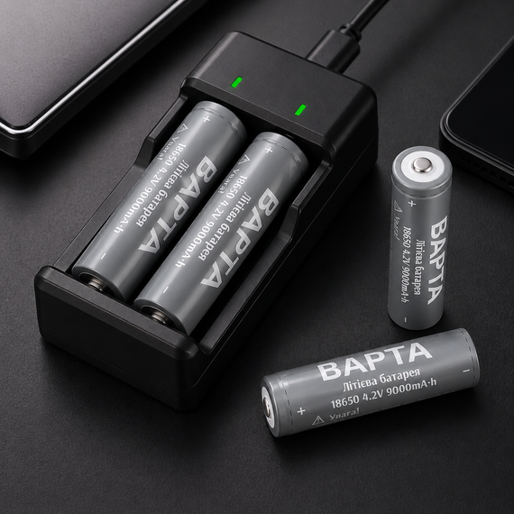 Аккумулятор BAPTA BP-0900 18650 Li-Ion 9000 мАч 4.2В для фонарей, power bank и портативной техники | Зображення 2