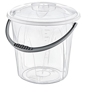 Відро 10 л пластик прозорий ELIF