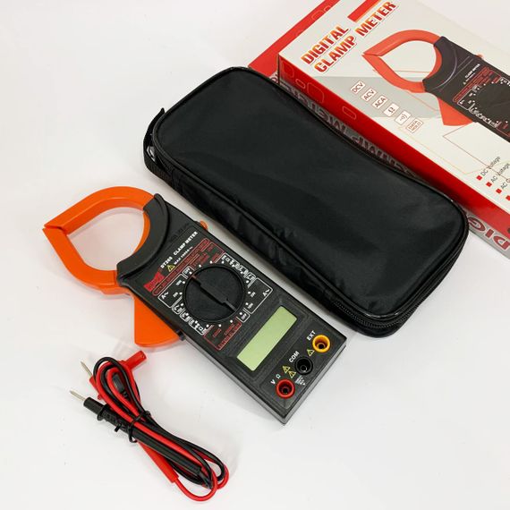 Цифровий кліщовий мультиметр HAOYUE DT266 з чохлом та щупами | Зображення 5