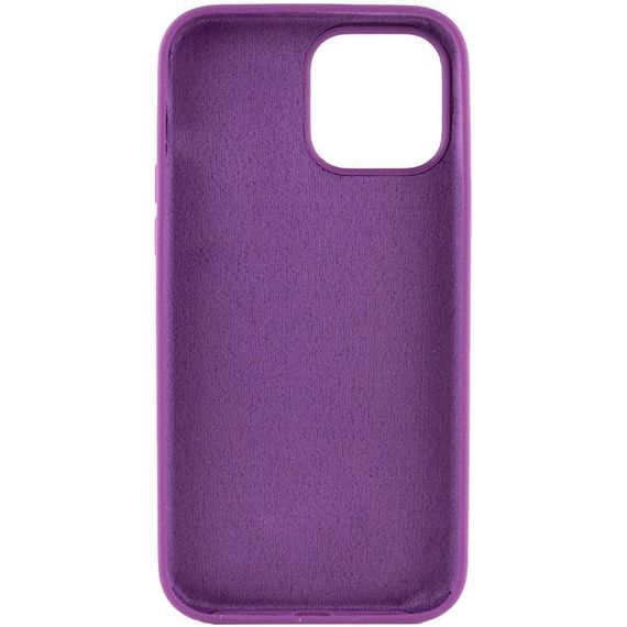 Чохол Silicone Case Full Protective (AA) NO LOGO для Apple iPhone 15 Pro Max (6.7") Фіолетовий / Grape | Зображення 1