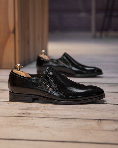 Лакированная мужская обувь туфли 39 размер | Зображення 7