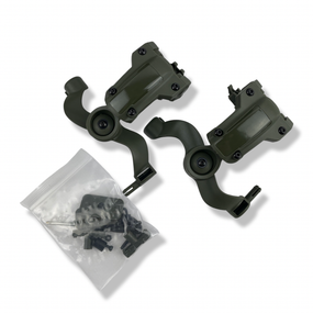 Адаптер кріплення для стрілецьких навушників “чебурашка” Олива