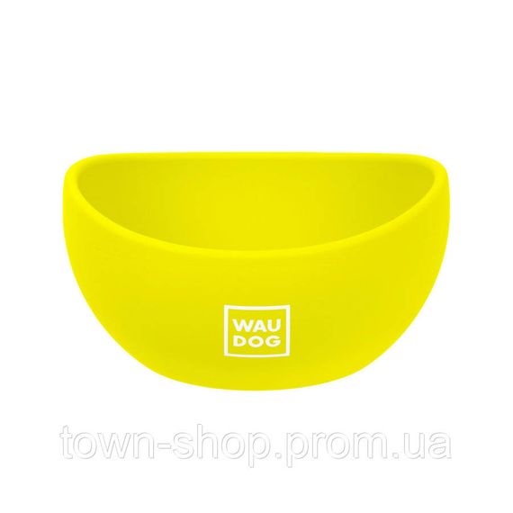 Миска WAUDOG Silicone, 250 мл желтый | Зображення 3
