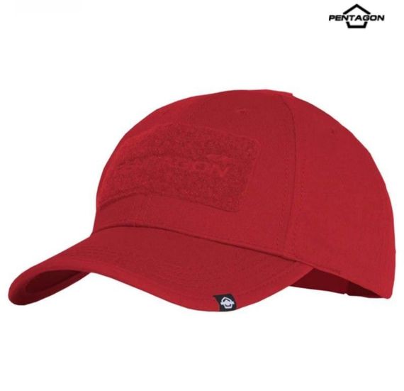 Бейсболка тактична Pentagon 2.0 BB Cap Red Червона One size