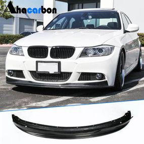 Накладка на передній бампер Lip (для E90 M-Sport 2008-2011, Карбон) для BMW 3 серія E-90/91/92/93 рр