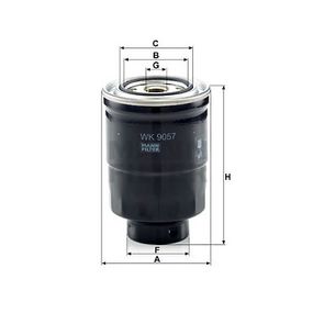 Фильтр топливный Mann WK9057Z