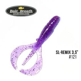 Приманка Bait Breath SL-Remix 3,5" (8 шт.) (121 　Grape/Seed)