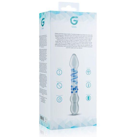 Скляний дилдо Gildo Glass Dildo No. 21 Sex Aura | Зображення 5