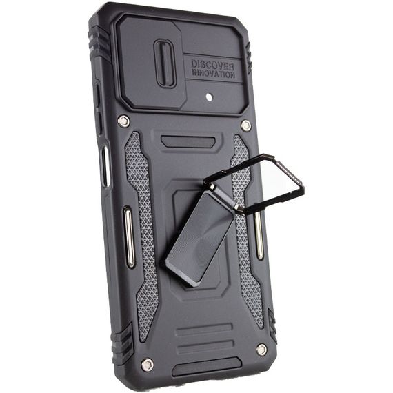 Ударостійкий чохол Camshield Army Ring для Xiaomi Poco X5 5G / Note 12 5G Чорний / Black | Зображення 3