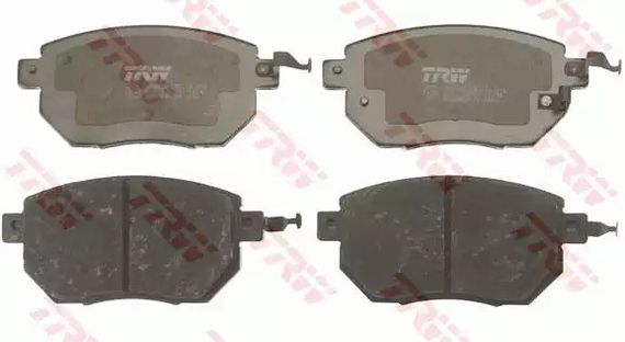 Колодки гальмівні дискові INFINITI/NISSAN FX35/45/Murano F'03, TRW (GDB3416) | Зображення 1