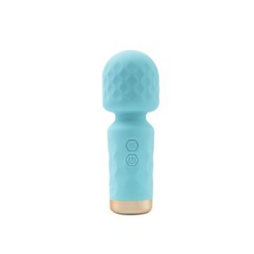 Вібромасажер M’Lady Mini Vibrating Wand Teal sexstyle