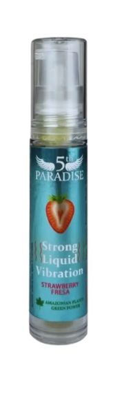 Стимулюючий гель (рідкий вібратор) 5th PARADISE Strong Liquid Vibration - Strawberry, 10 ml Sex Aura