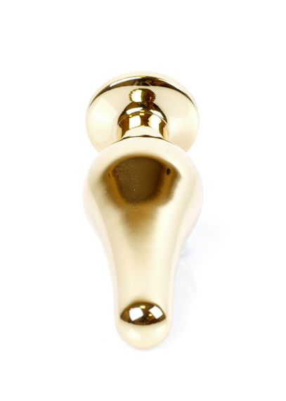 Анальна пробка - Jewellery Gold BUTT PLUG- Clear | Зображення 5