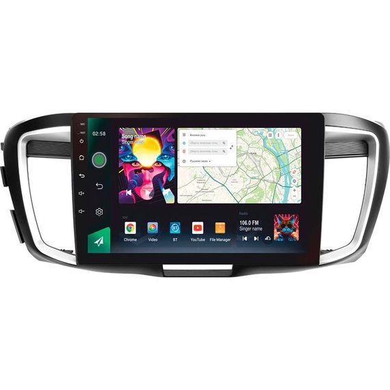 Штатна магнітола Sigma PRO 108128 2K 8+128 Gb Honda Accord 9 CR 2012-2018 10" (L2)