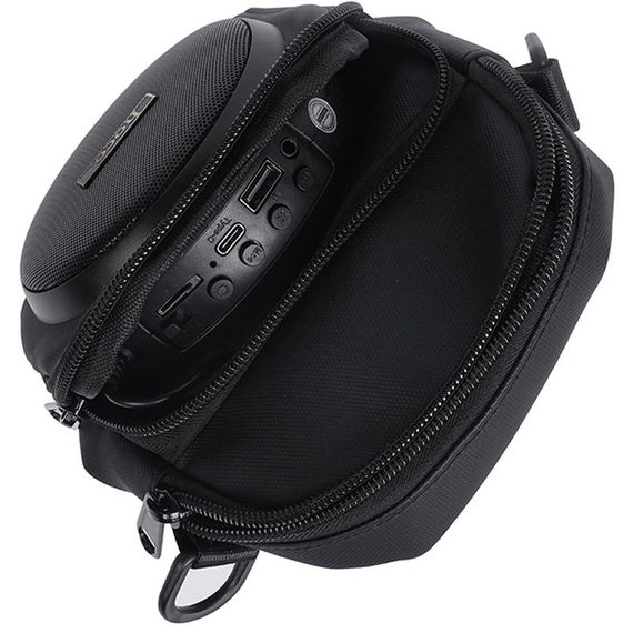 Сумка крос-боді зі вбудованою колонкою Hoco HC41 Wave Bass Black | Зображення 5
