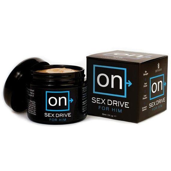 Крем для підвищення лібідо у чоловіків Sensuva ON Sex Drive for Him 50мл, з натуральними екстрактами | Зображення 1