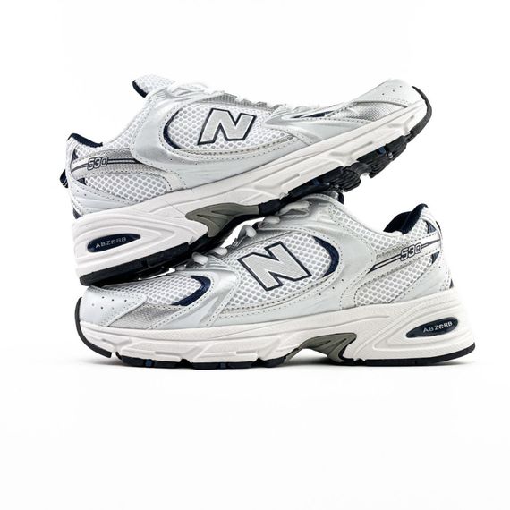 Демісезонні кросівки весна літо  New Balance колір  білий/срібний | Зображення 7