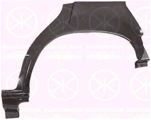 Арка задняя Renault 19 (88-95) 4/5 дверей - левая (Klokkerholm)