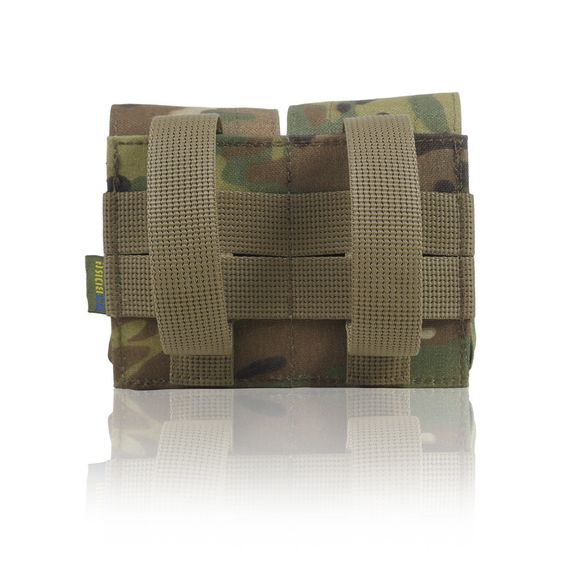 Тактический подсумок под 2 гранаты KIBORG Multicam | Зображення 2