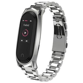 Металлический ремешок Primo Mijobs для фитнес-браслета Xiaomi Mi Band 4 - Silver