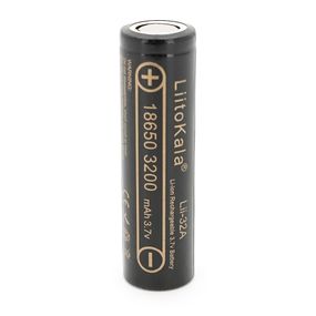Аккумулятор 18650 Li-Ion LiitoKala Lii-32A, 3200mAh (3050-3350mAh), 3.7V (2.75-4.2V), Black, PVC BOX Q2, цена за 1 шт