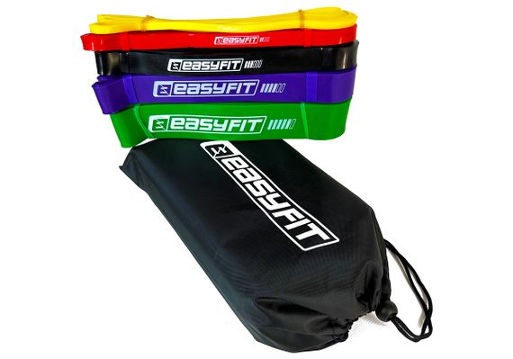 Гумові петлі EasyFit: набір 1-65 кг (5 шт) (EF-1655s) | Зображення 6