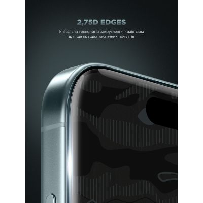 Стекло защитное Armorstandart Infinity Black Icon 2.75D Apple iPhone 17 Air (ARM86413) | Зображення 4