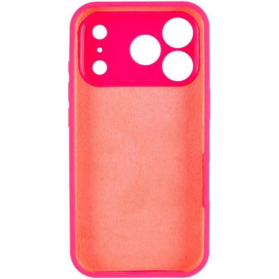 Чохол Silicone Case Full Camera Protective (AA) для Apple iPhone 17 Pro Max (6.9") Рожевий / Barbie pink | Зображення 2