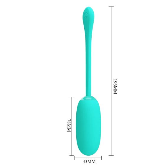 Віброяйце, що перезаряджається Pretty Love - Julius EGG Green, BI-014653-4 Sex Aura | Зображення 9