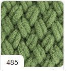 Плед плюшевий 85*85см колір 485 ручної роботи з пряжі пуфі узор плетінка